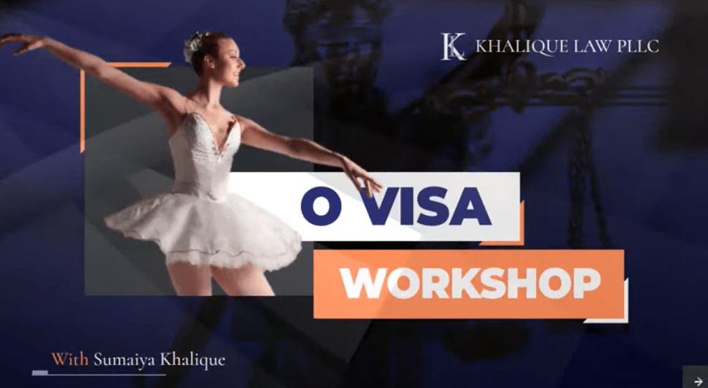 Are you EXTRAORDINARY in your field? Learn how to apply for an O-VISA with this WORKSHOP