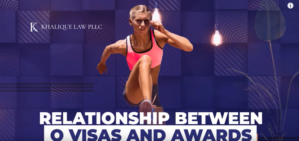 Relationship between O VISAS and AWARDS