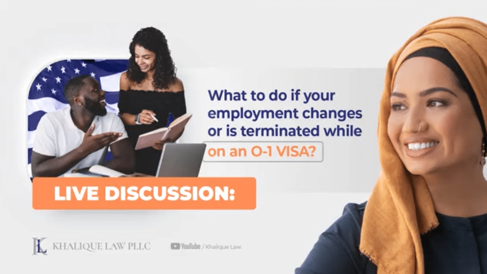 What to Do if Your Employment Changes or Is Terminated While on an O-1 Visa 